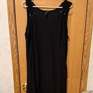 Classic Black Sleeveless Beach Coveruo